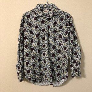 Guess Shirt Floral Button Down Trendy Cottagecore